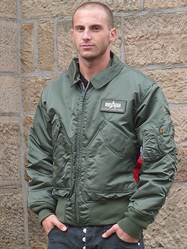 Alpha Industries Men's CWU 45 Jacke olivegr&uuml;n