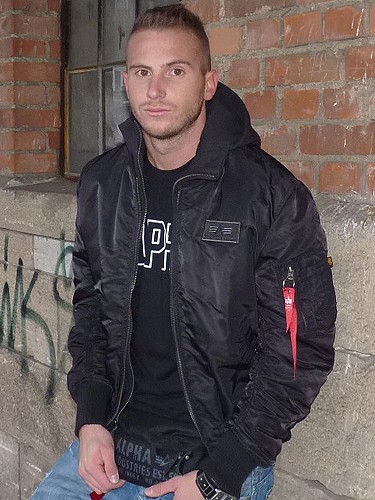 Alpha Industries MA 1 D-Tec Jacke schwarz