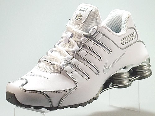 Nike Shox NZ Premium SI Freizeitschuh Herren wei&szlig; silber