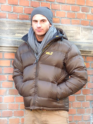 Jack Wolfskin Chogori XT Herren Winter Daunenjacke olive brown