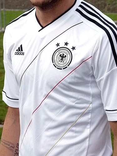 Bild Adidas DFB Heimtrikot Kinder wei� 2012 Unbeflockt