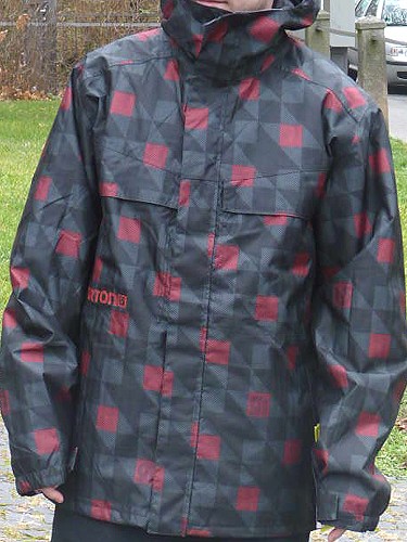 Burton MB Poacher Jacket Herren Snowboardjacke schwarz rot kariert