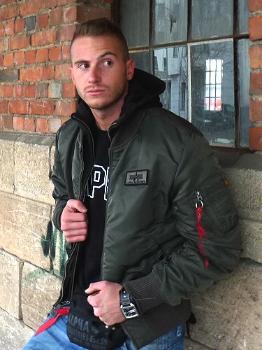 Alpha Industries MA 1 D-Tec Fliegerjacke Herren olive