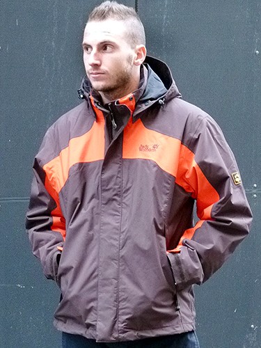 Jack Wolfskin Cool Move Jacket Men Herren Doppeljacke braun orange