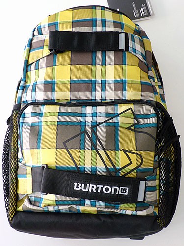 Burton Skater-Rucksack Treble Yell Pack - 21 Liter gelb blau karo