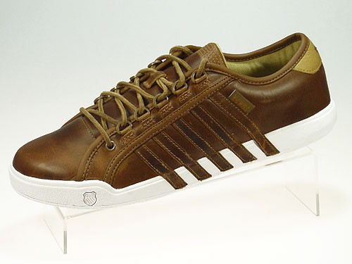 K-Swiss Newport Herrensneaker braun wei&szlig;