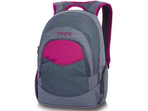 Dakine Prom Pack Rucksack 25 Liter grau pink Punkte