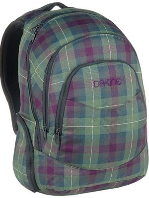 Dakine Prom Pack Rucksack 25 Liter gr&uuml;n lila Tartan