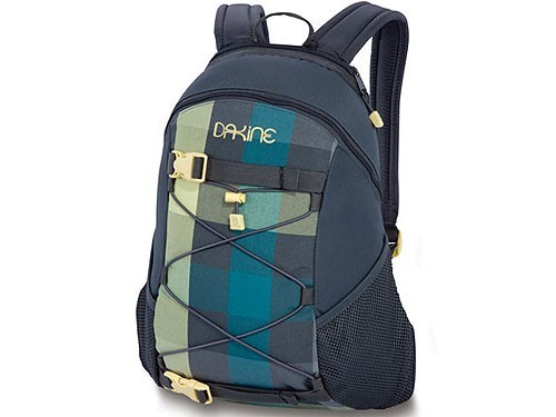 Dakine Girls Wonder Pack Rucksack 15 Liter grau gelb kariert