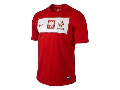 Nike Polen Trikot Herren EM 2012 rot wei&szlig;