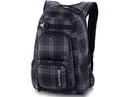 Dakine Duel Pack Rucksack 26 Liter schwarz grau kariert