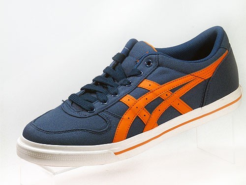 Asics Aaron CV Herrenschuh Sneaker blau orange