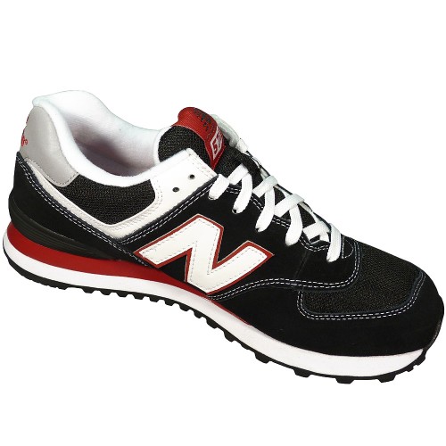 New Balance 574 Schwarz Weiß Rot